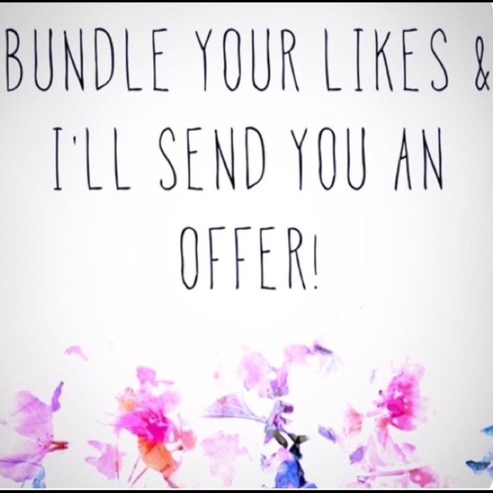 Bundle some items and I can send you an offer!!!